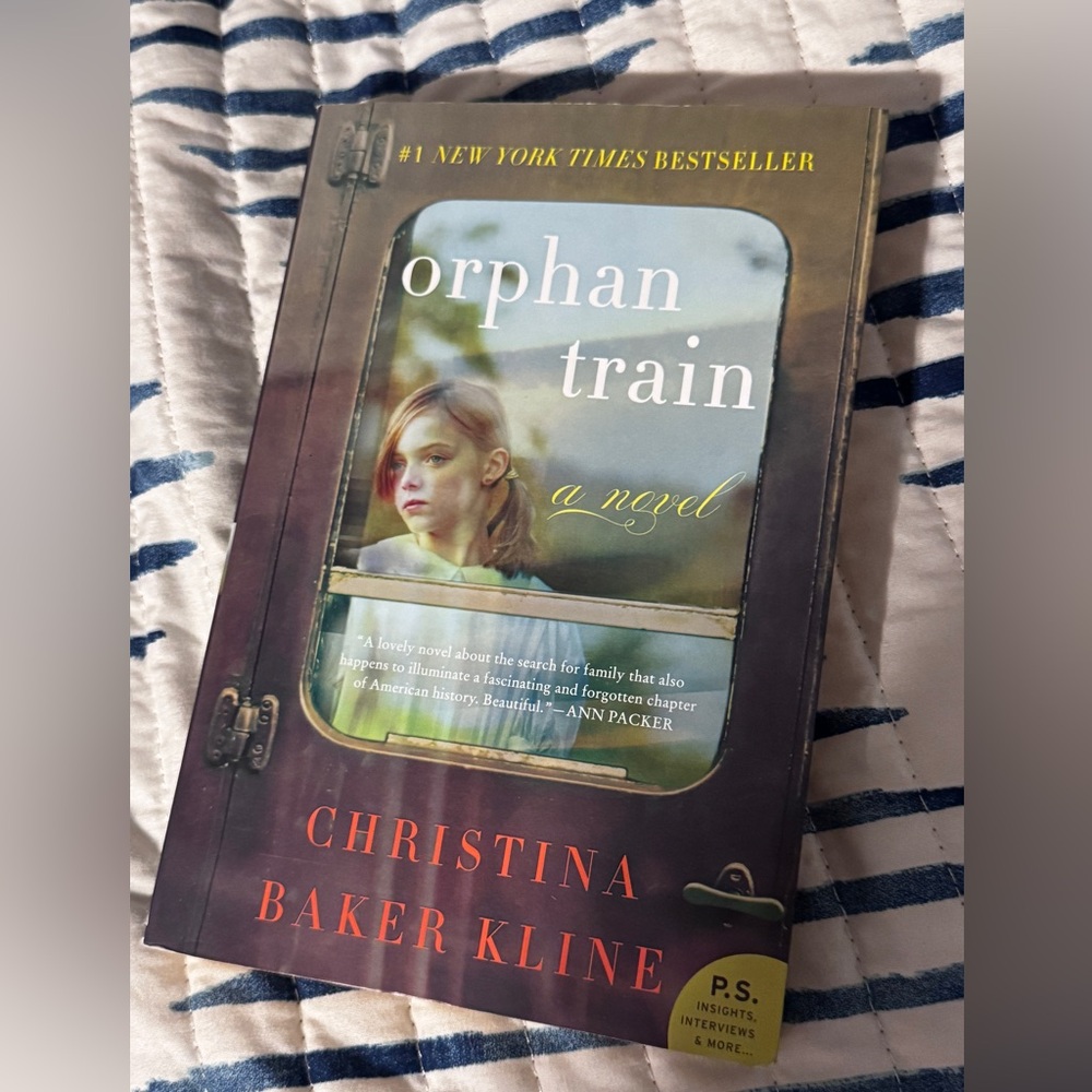 Orphan Train Novel by Christina Baker Kline paperback book novel
